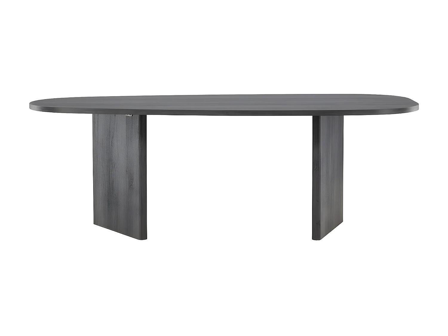 Grönvik Esstisch oval 100x220 cm schwarz.