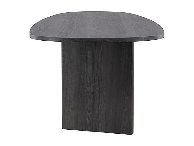 Grönvik table de salle à manger ovale 100x220 cm noir.