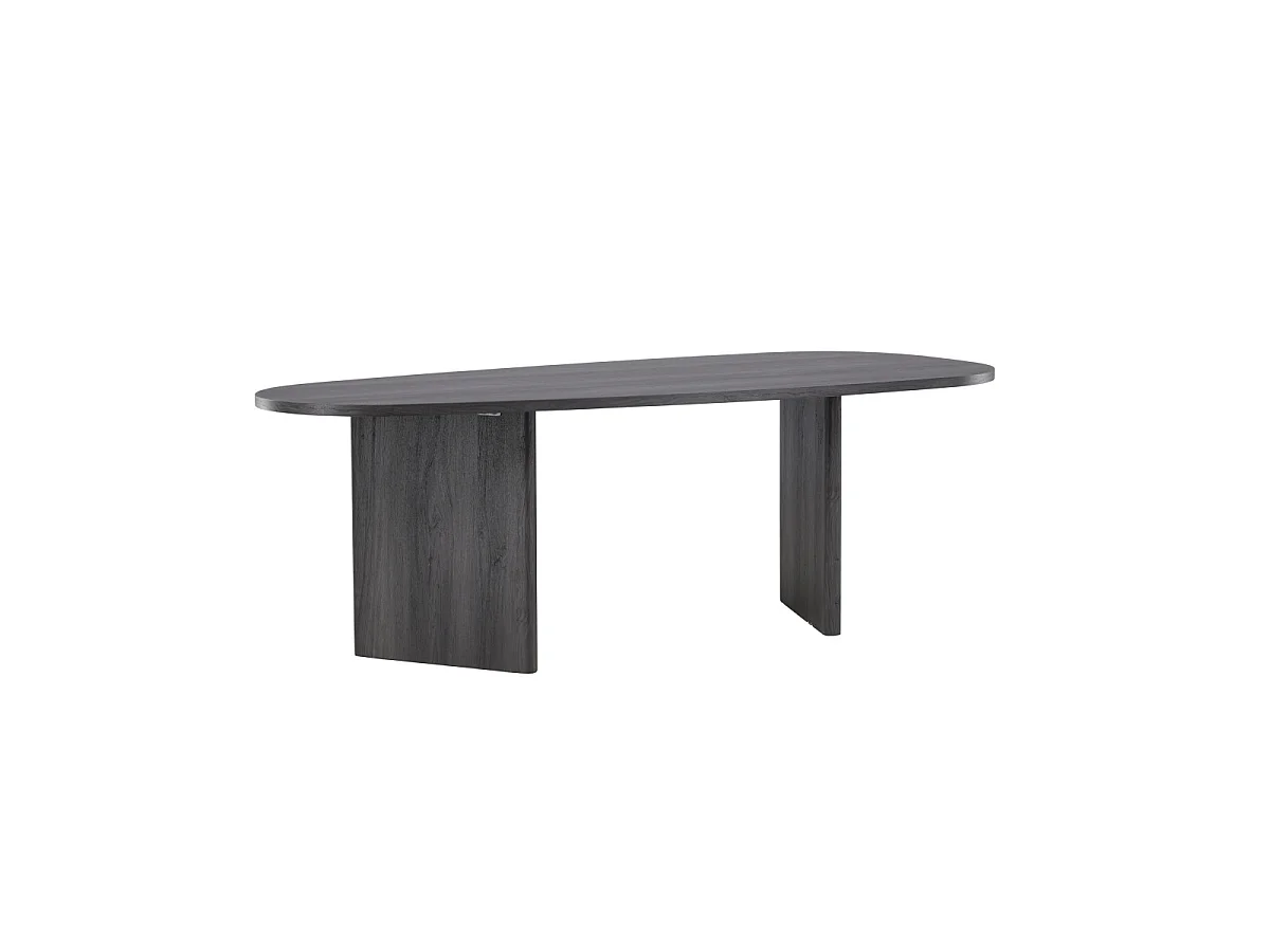 Table à Manger Design "Grönvik" 220cm Noir