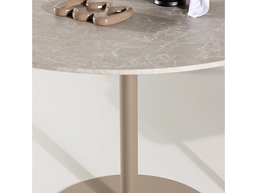 Lycke Esstisch Ø110 cm beige.