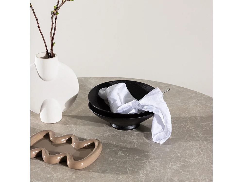 Lycke Esstisch Ø110 cm beige.