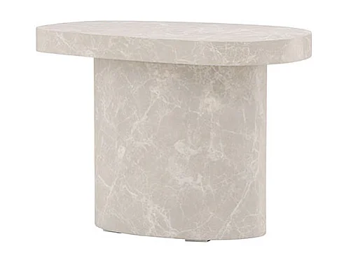 Båstad table d'angle gris clair.