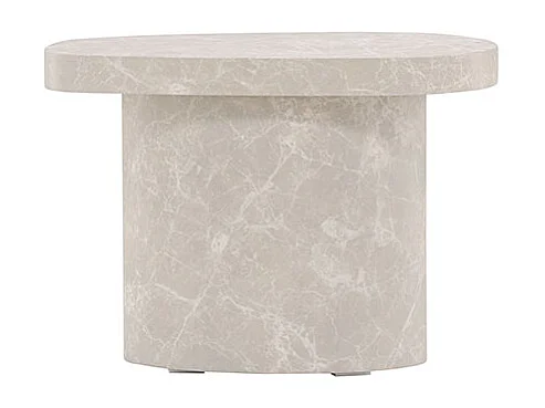 Båstad table d'angle gris clair.