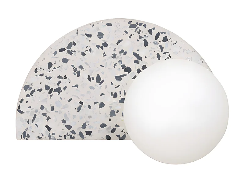 Abbeville verlichting wandlamp 20x11x13cm wit.