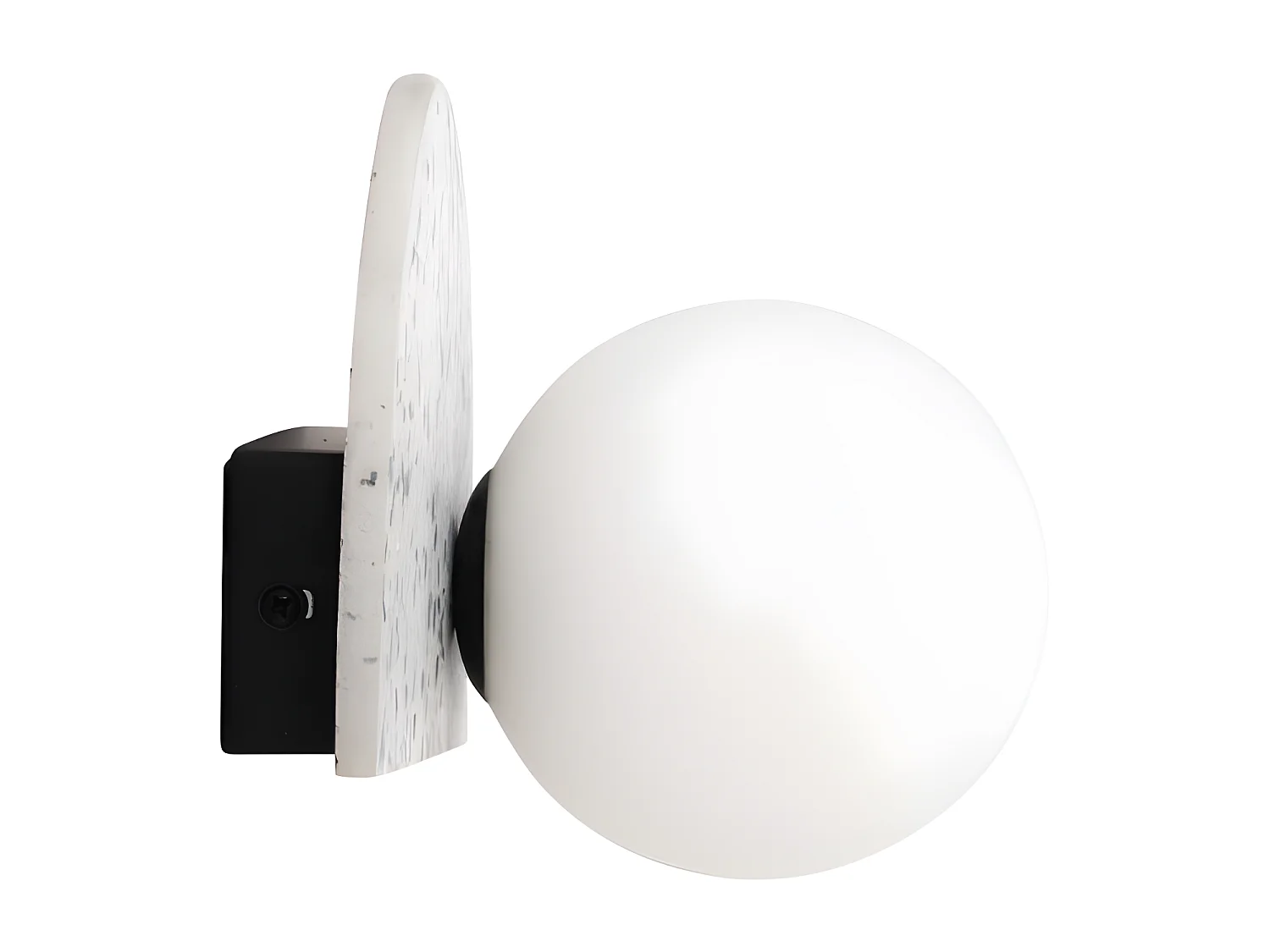 Abbeville - Applique murale en terrazzo - Écru