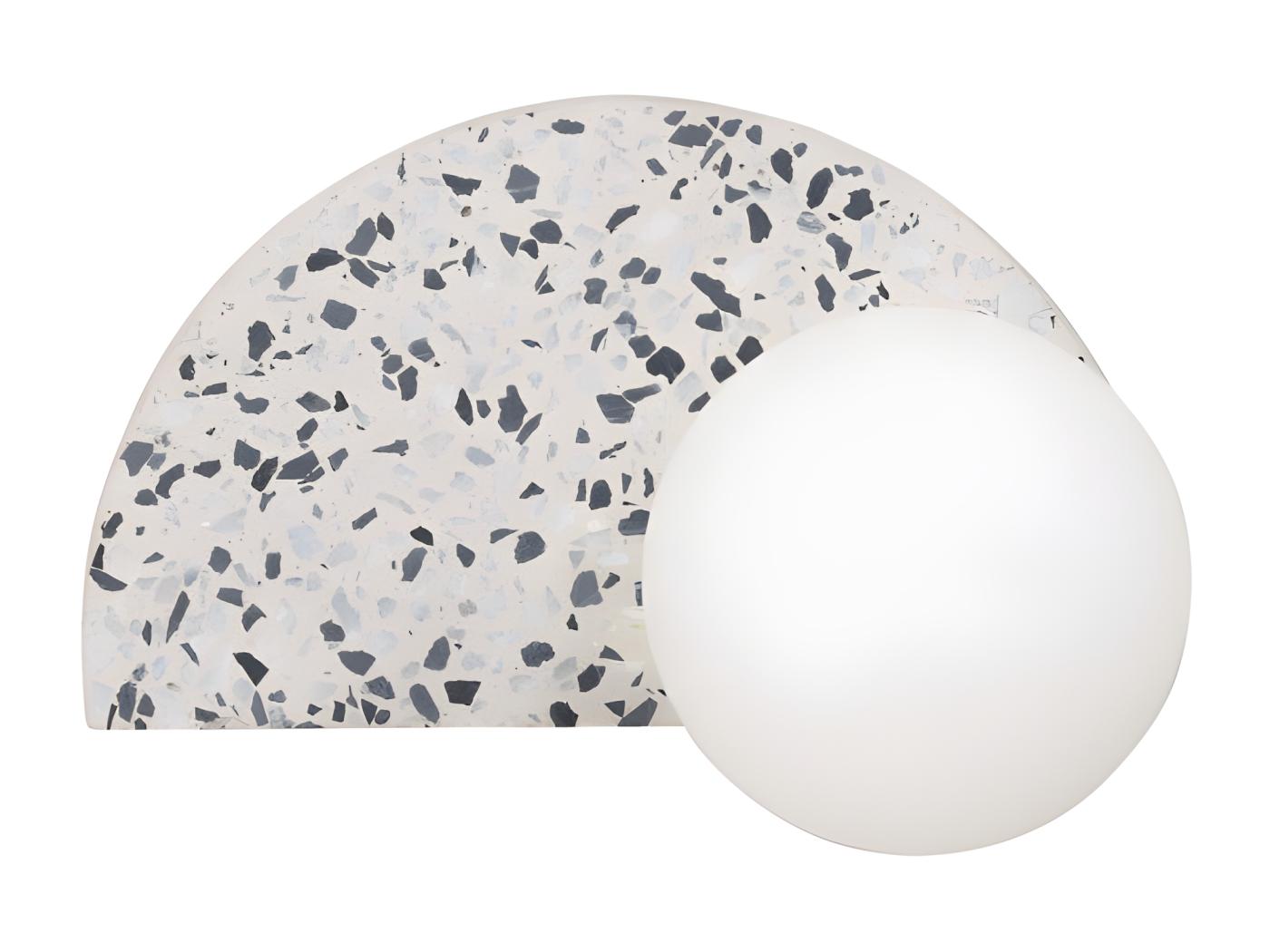 Abbeville verlichting wandlamp 20x11x13cm wit. - Vente-unique