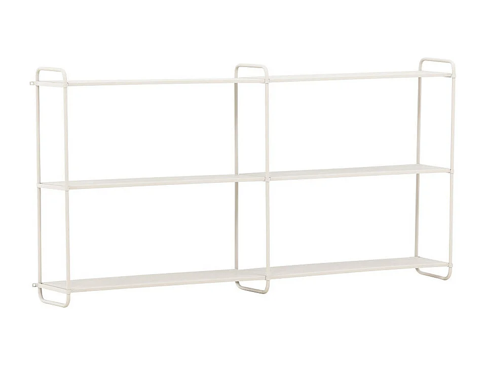 Étagère Murale en Métal "Lyon" 122cm Beige