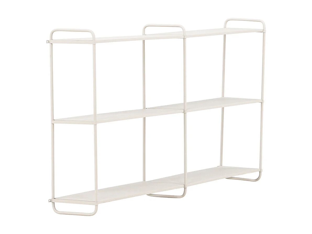 Étagère Murale en Métal "Lyon" 122cm Beige