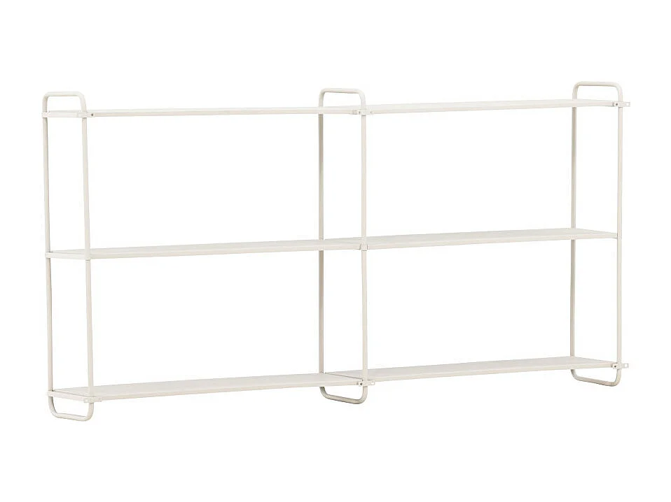 Étagère Murale en Métal "Lyon" 122cm Beige