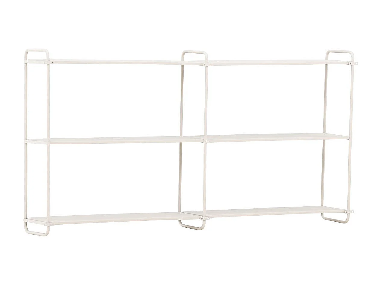 Étagère Murale en Métal "Lyon" 122cm Beige