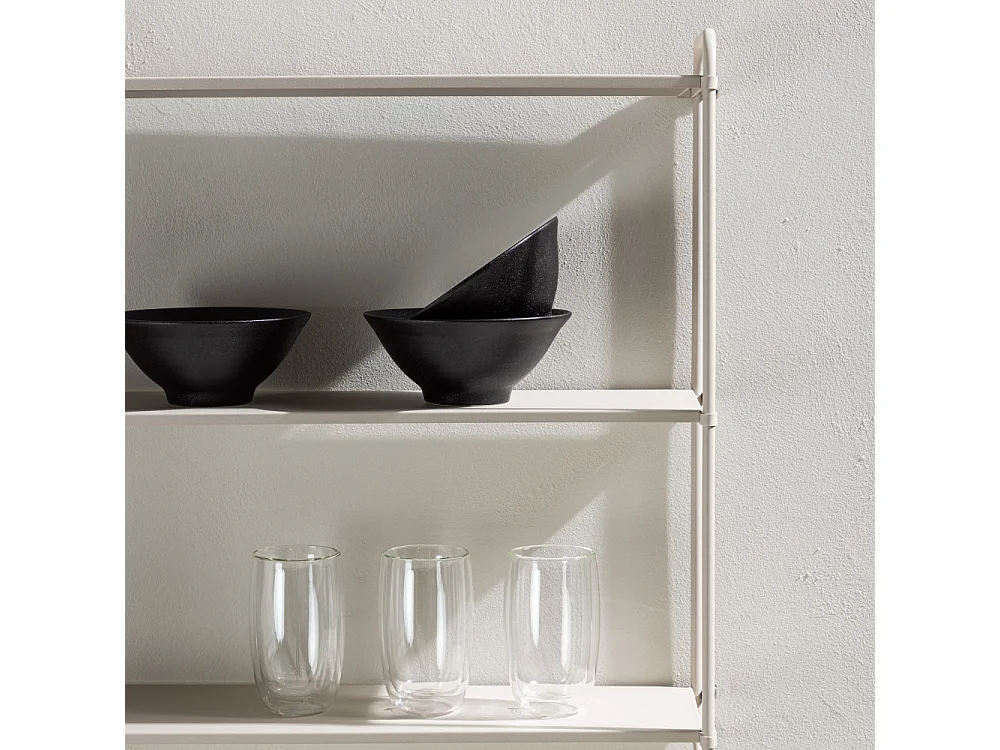 Étagère Murale en Métal "Lyon" 122cm Beige