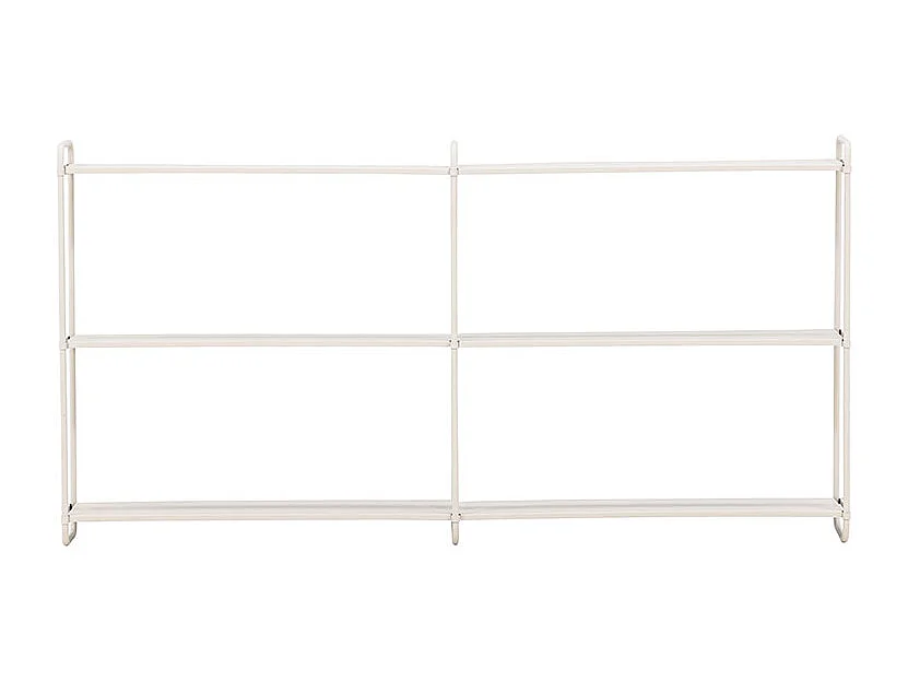 Librería de pared LyonB 3 estantes beige.