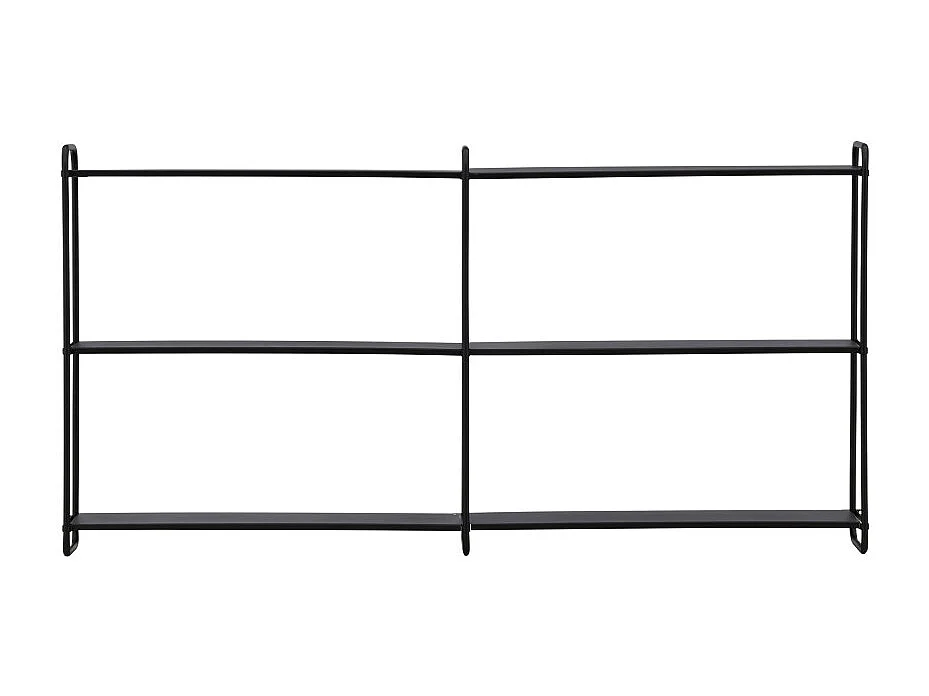 Étagère Murale en Métal "Lyon" 122cm Noir