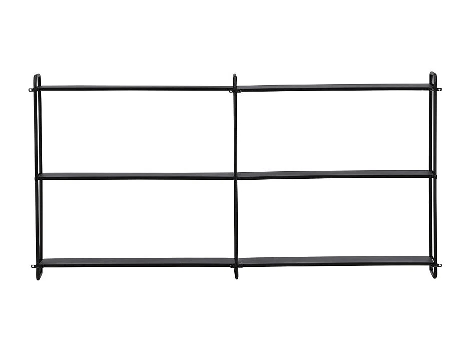 Étagère Murale en Métal "Lyon" 122cm Noir