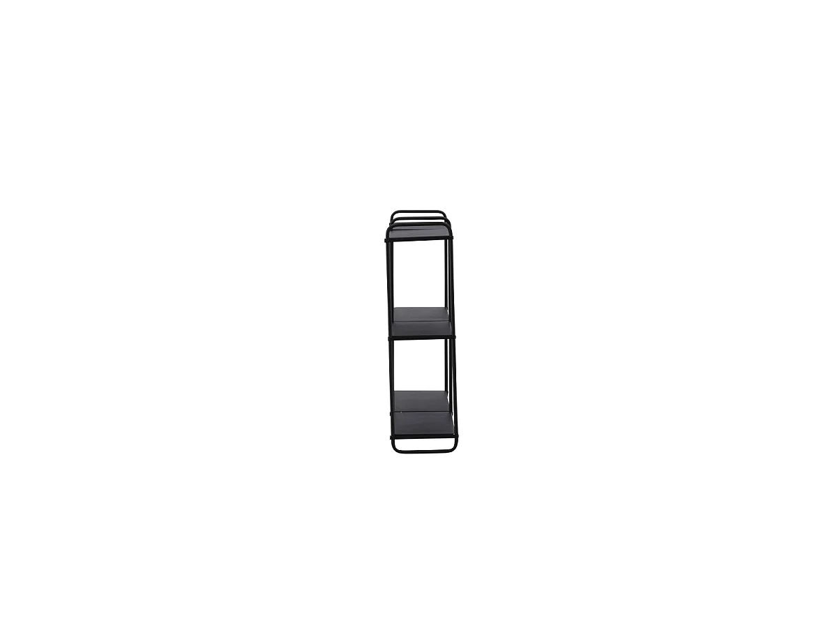 LyonB Regal Wandhängend 3 Regale schwarz.