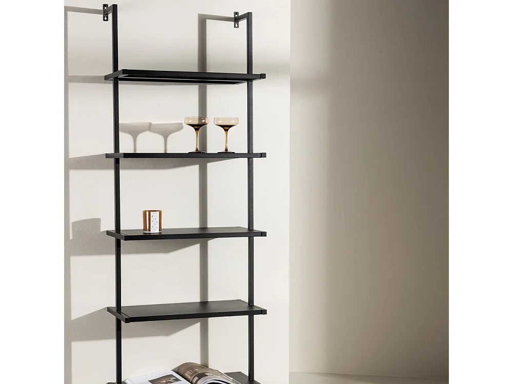 Caracas Regal 5 Regale schwarz.