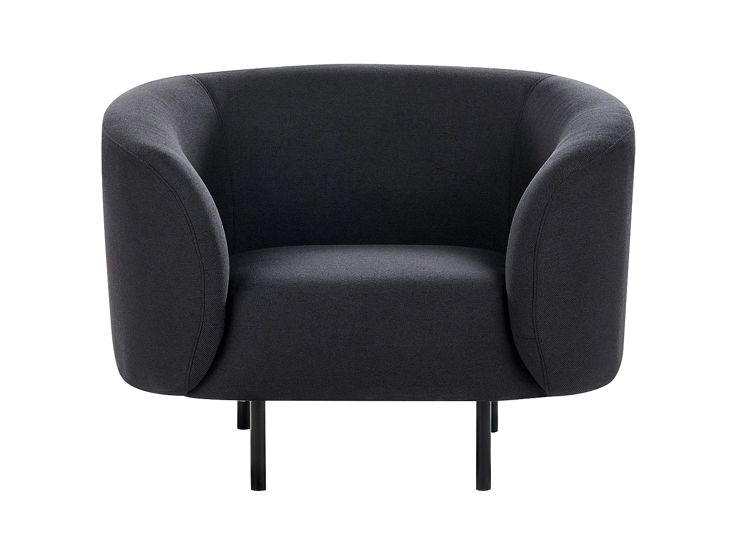 Fauteuil LOEN Tissu Noir