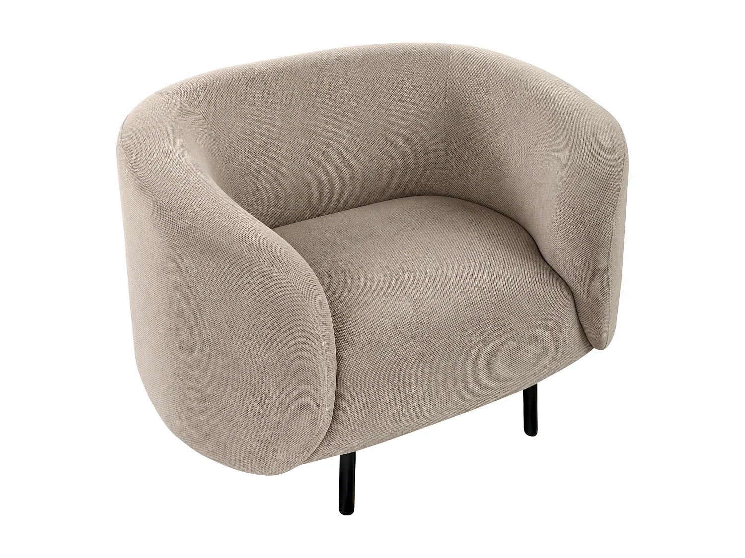 Sessel LOEN Stoff Taupe