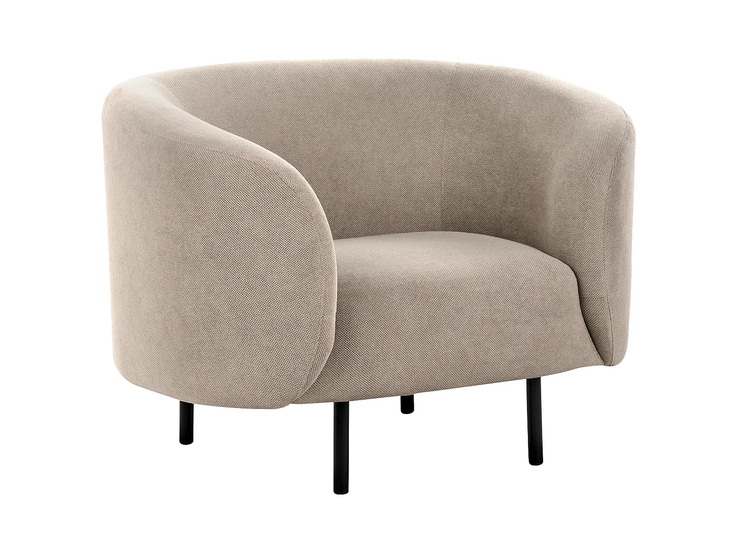 Fauteuil LOEN Tissu Taupe