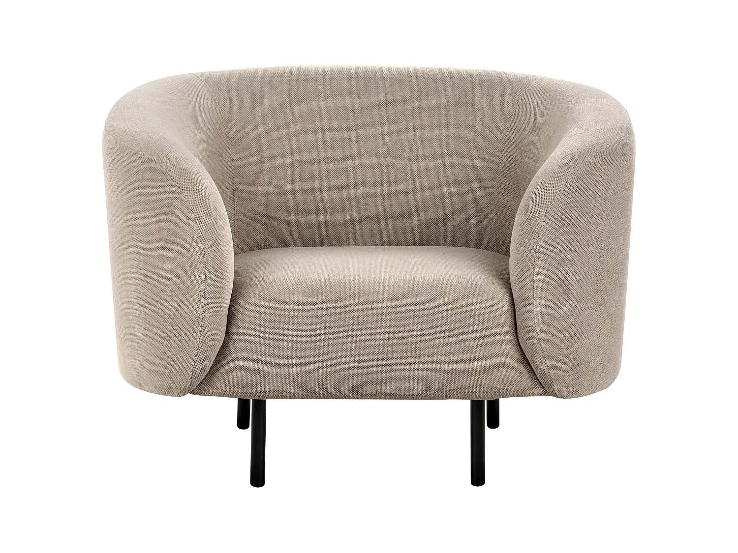 Fauteuil LOEN Tissu Taupe
