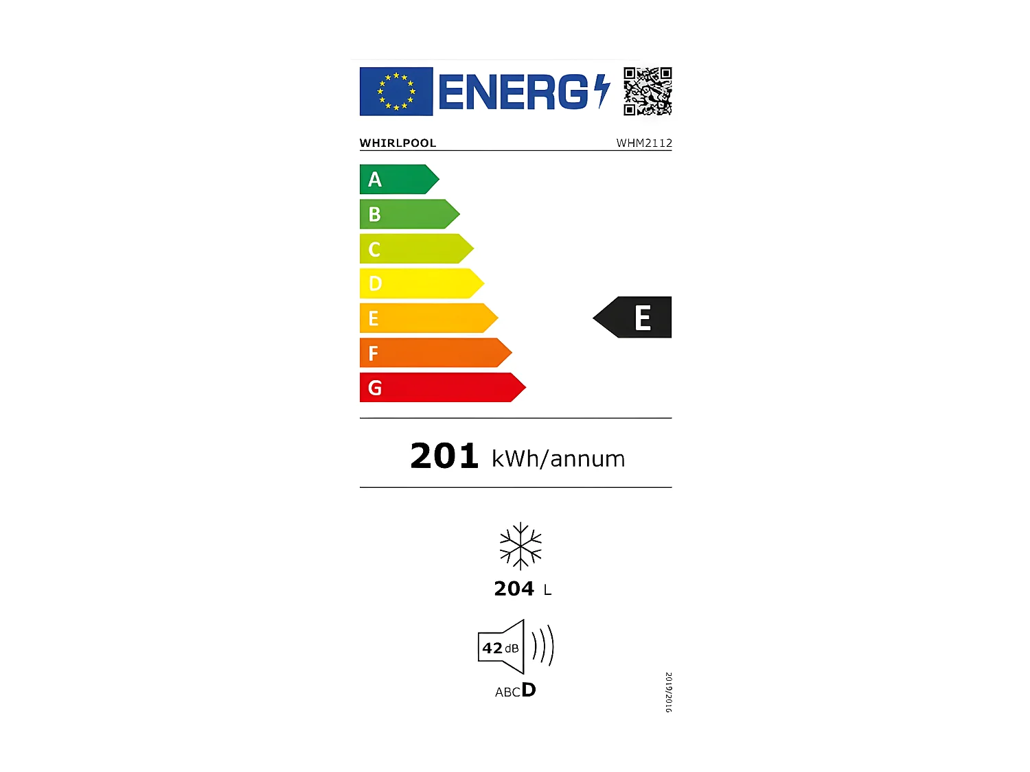 Whirlpool Congélateur coffre 81cm 204l - WHM2112