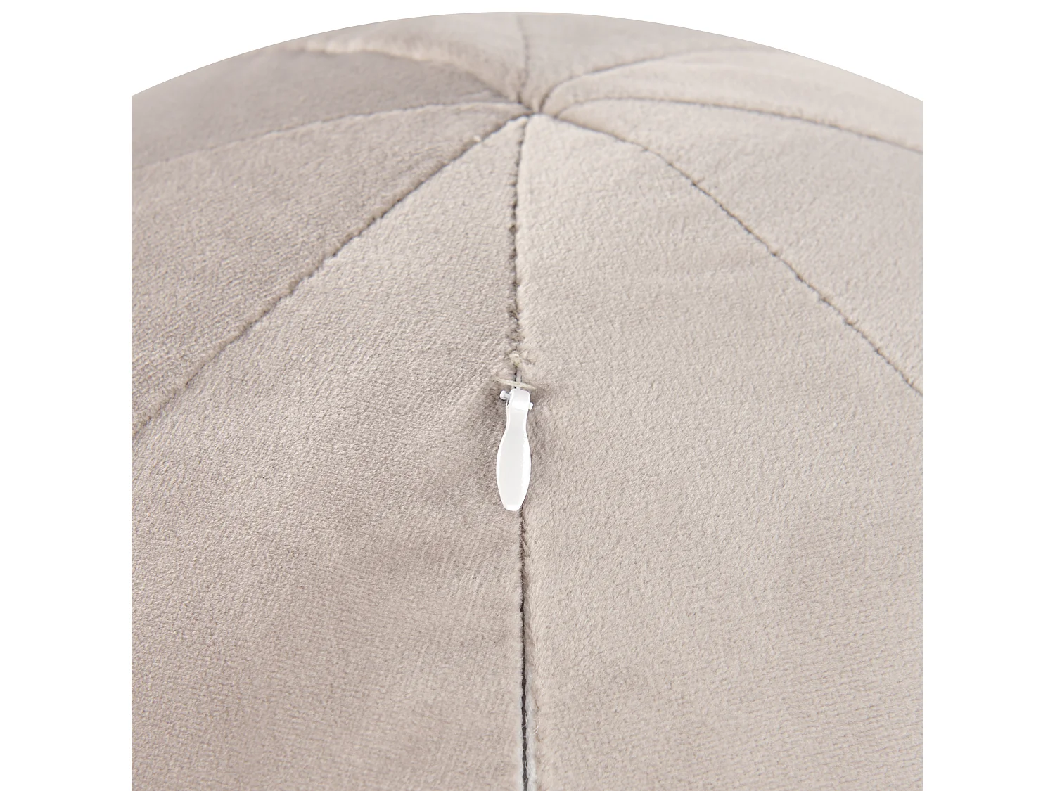 Fauteuil LEIREN Fluweel Taupe