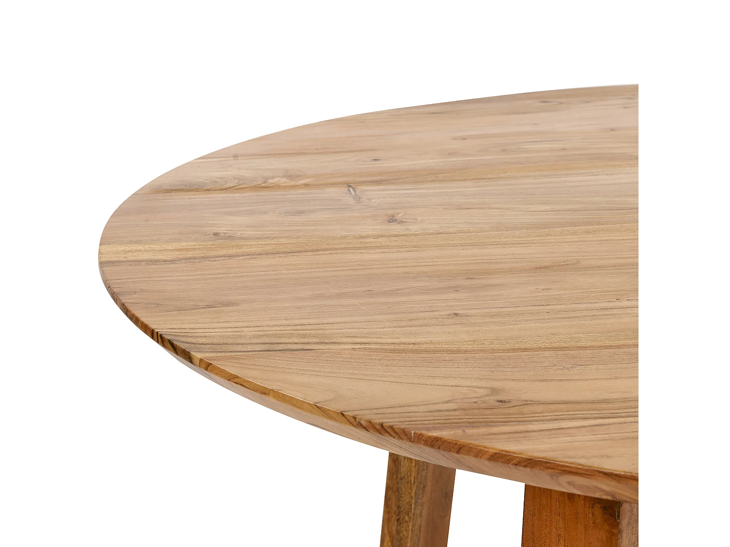 Table de salle à manger ronde en bois d'acacia clair ⌀ 120 cm LEXINGTON