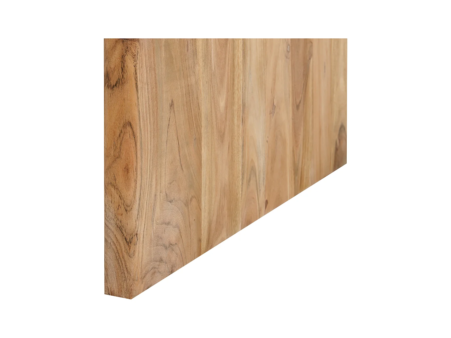 Table de salle à manger en bois d'acacia clair 180 x 90 cm SKYE