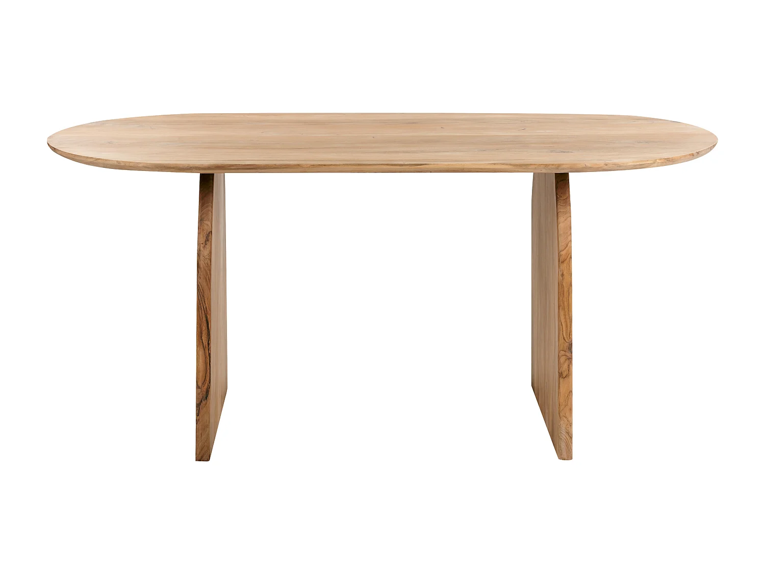 Table de salle à manger en bois d'acacia clair 180 x 90 cm SKYE