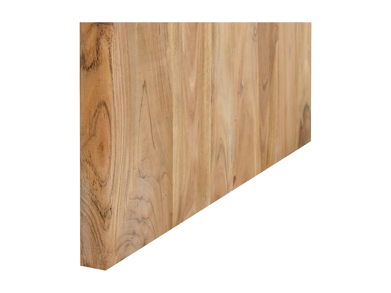 Table de salle à manger en bois d'acacia clair 180 x 90 cm SKYE