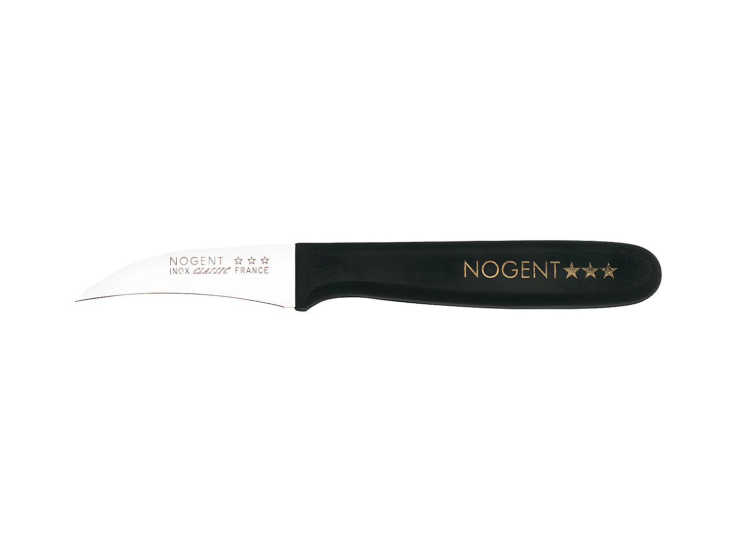 Couteau d'office 6 cm lame serpette Classic noir
