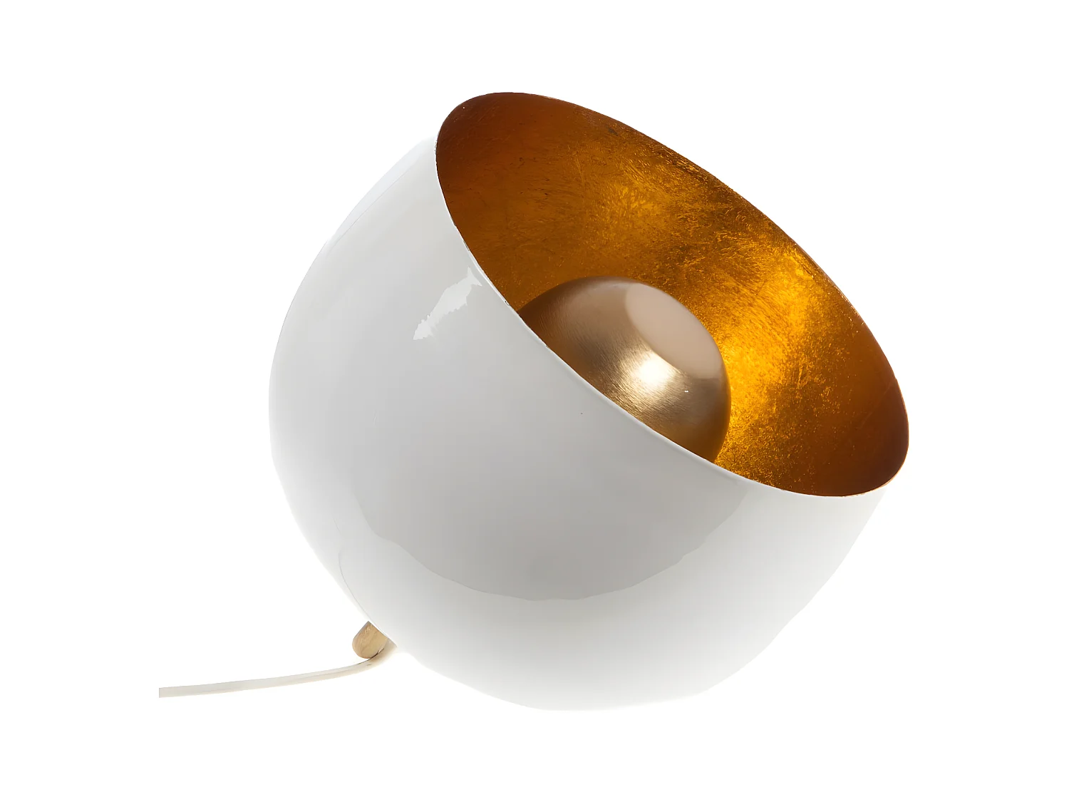 Lampe de table Samuel blanc 28 cm
