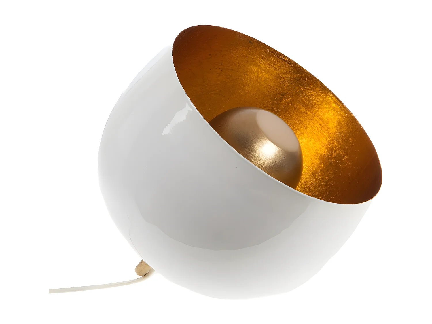 Lampe de table Samuel blanc 28 cm