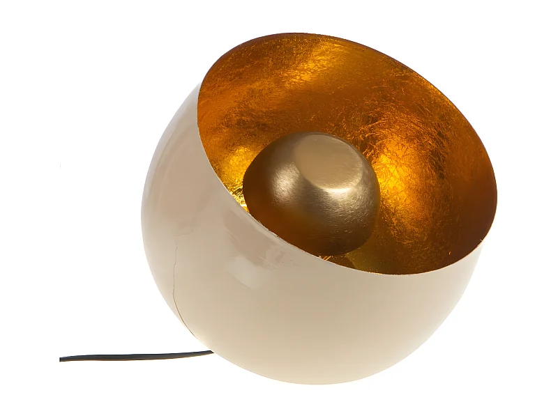 Lampe de table Samuel crème 28 cm