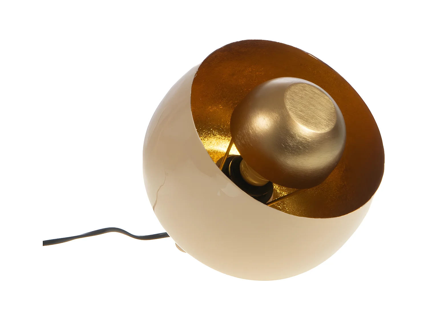 Lampe de table Samuel crème 20,5 cm