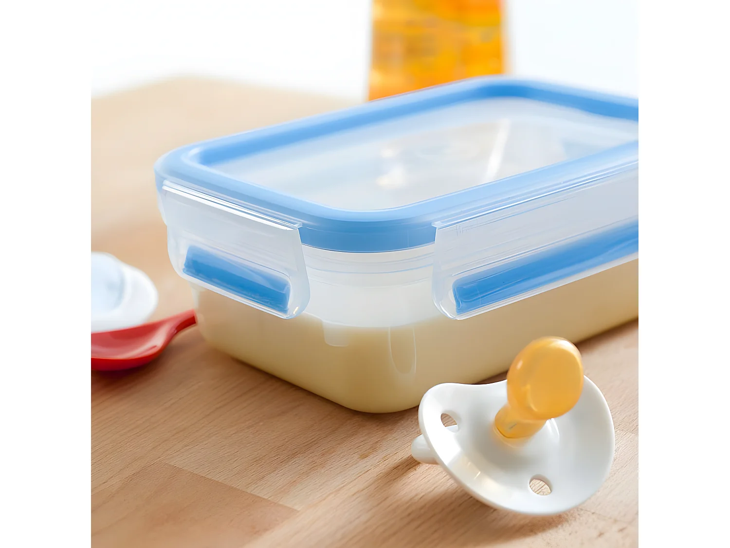 Emsa Lot de 5 boîtes alimentaires plastique 0.15l, 0.25l, 0.55l, 1l et 3.7l - 508568