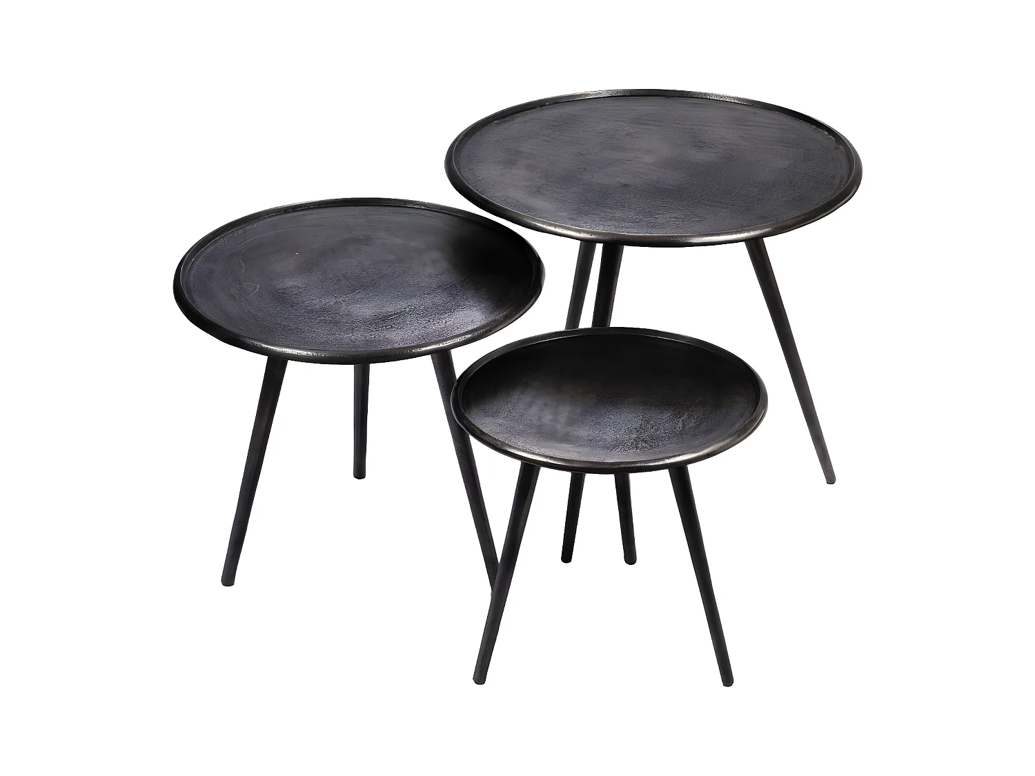 Set de 3 tables basse Roseline