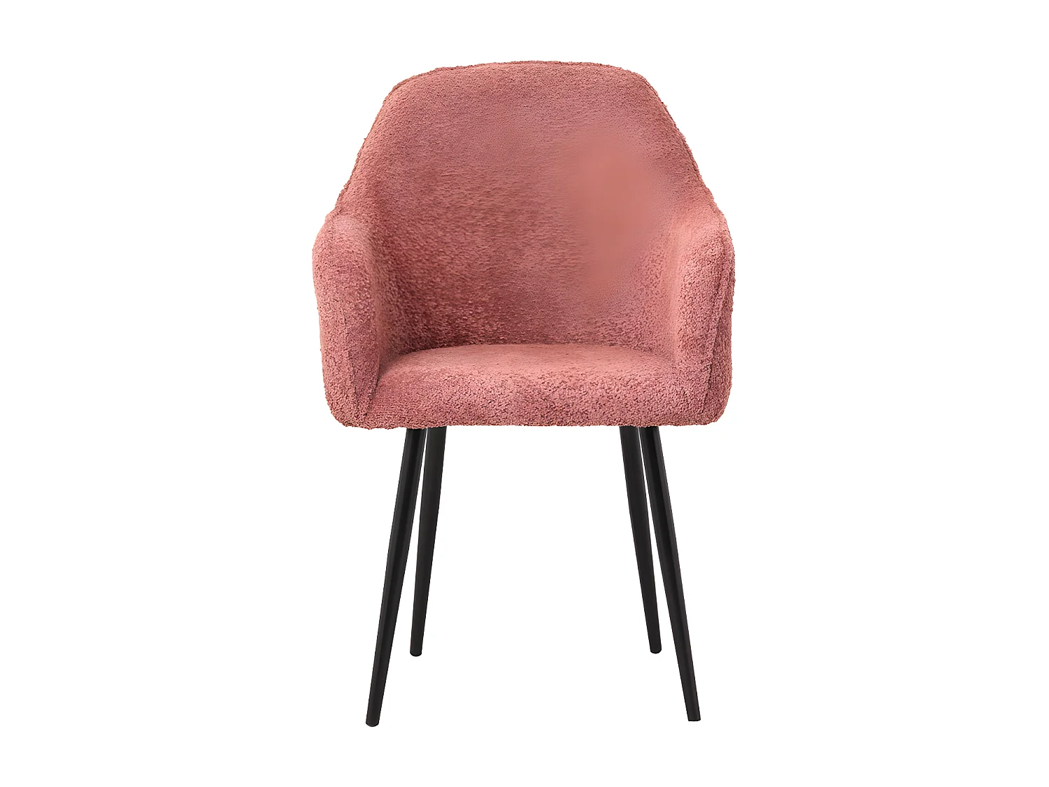 Fauteuil Bouclette rose