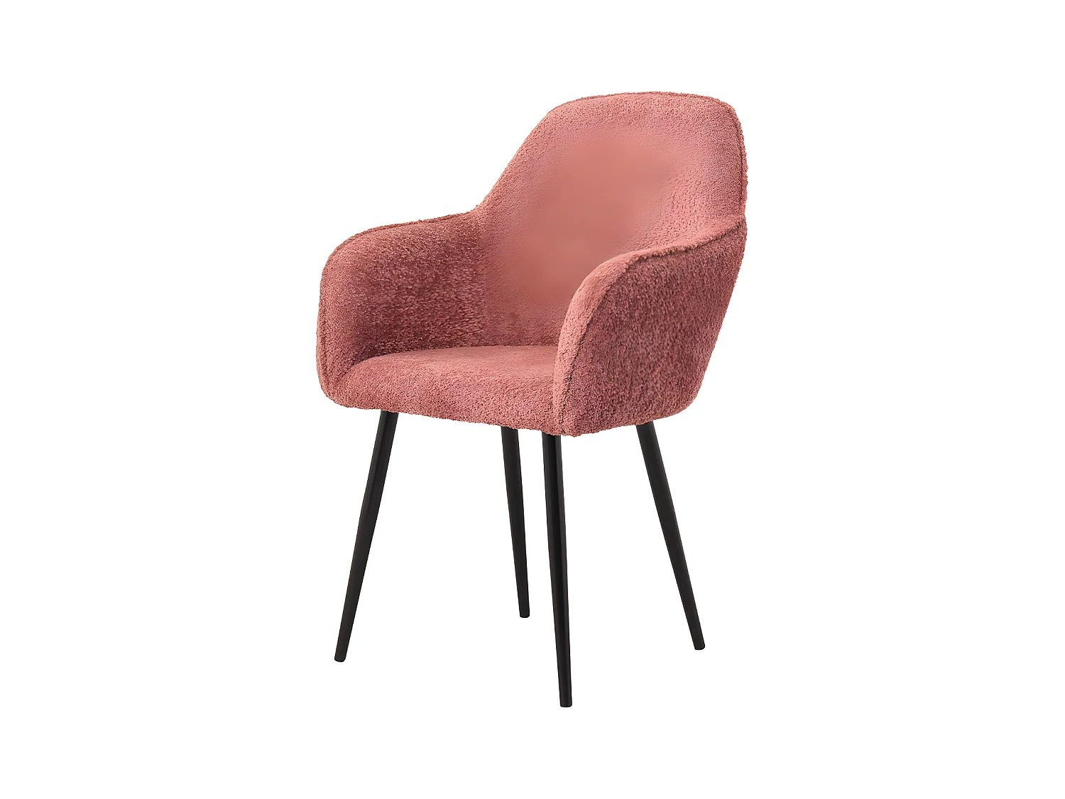 Fauteuil Bouclette rose