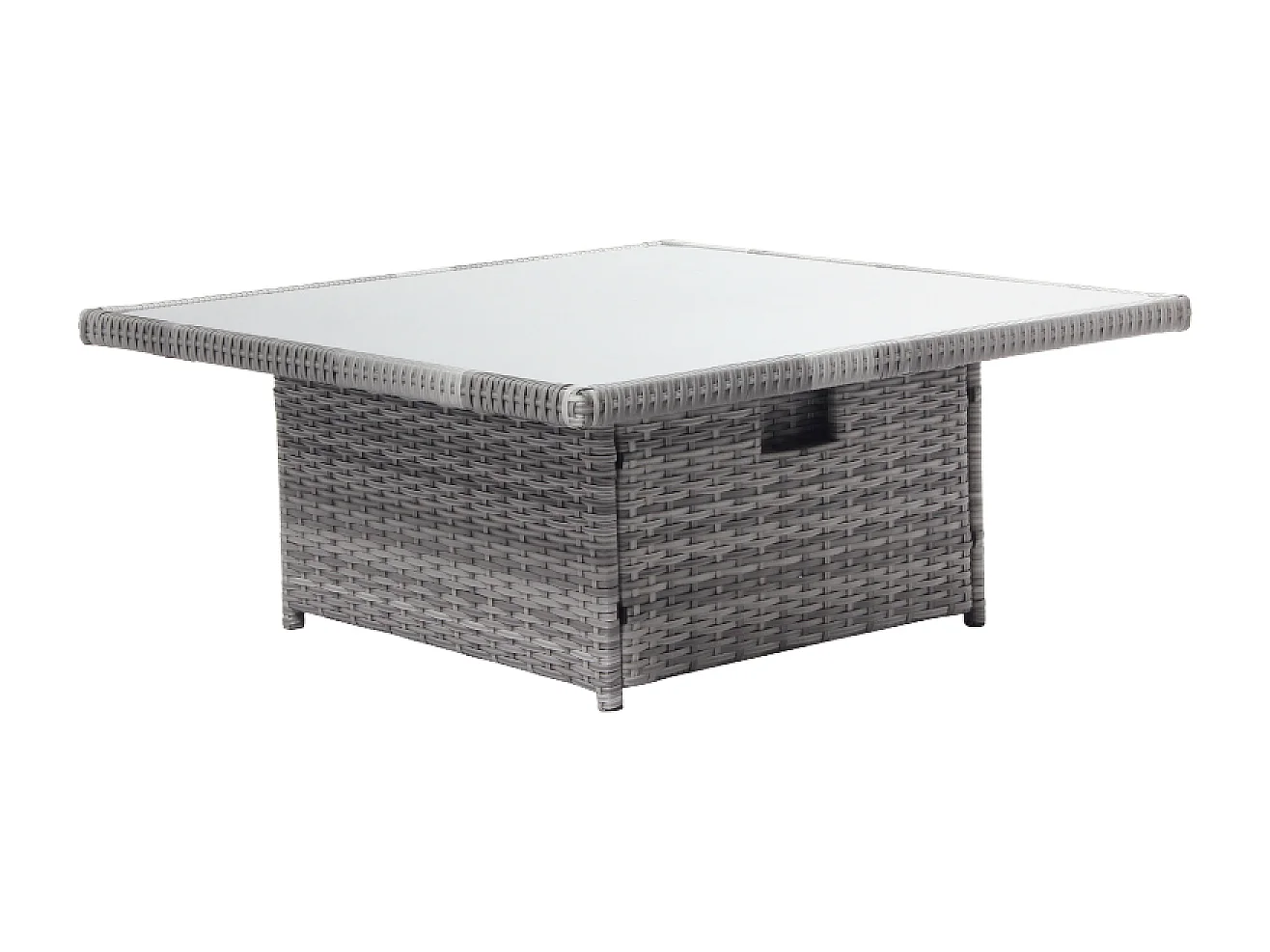 Salon de jardin 6 places gris VIANA