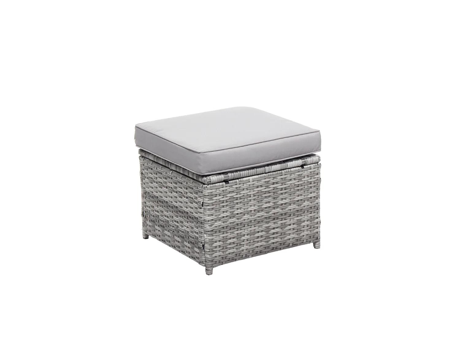 Salon de jardin 6 places gris VIANA