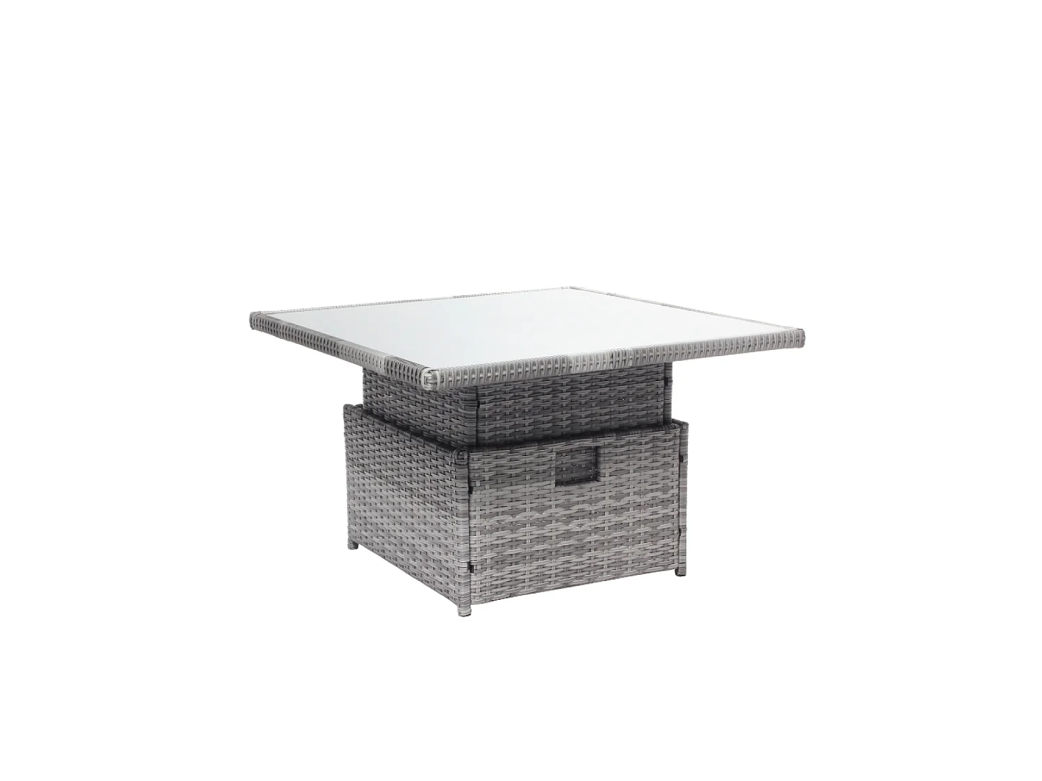 Salon de jardin 6 places gris VIANA