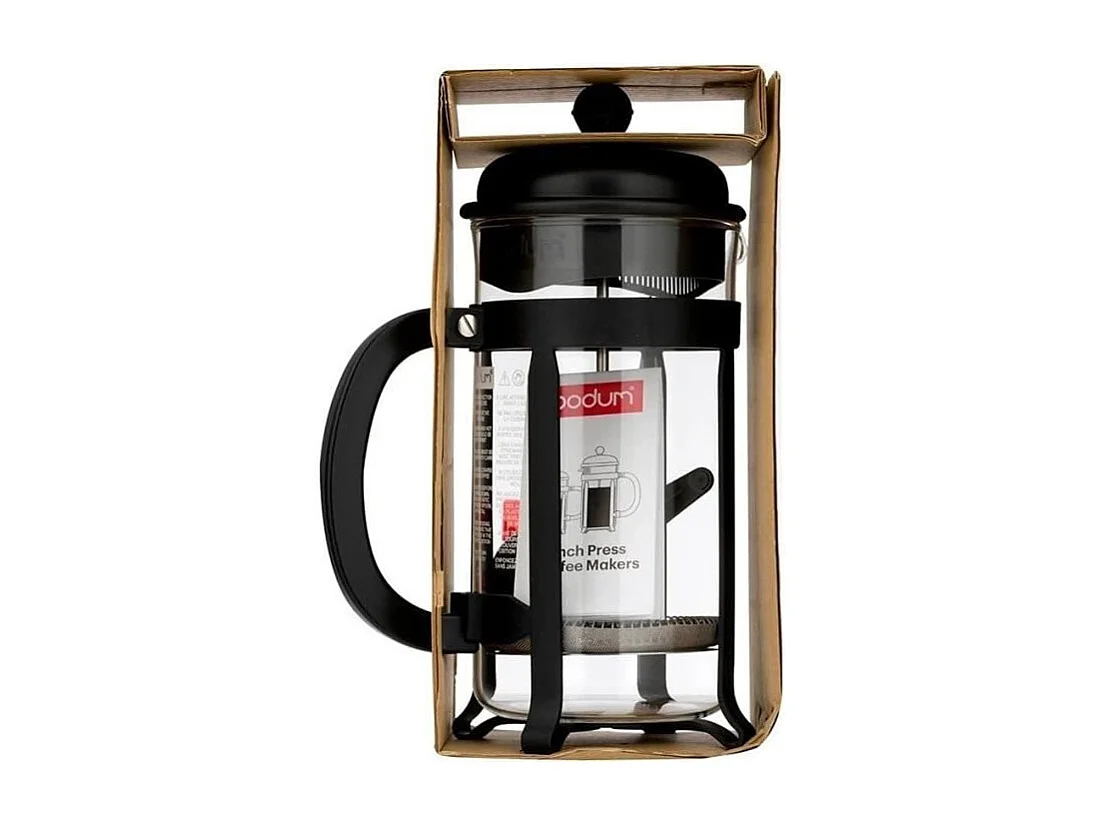 Cafetière à piston 8 tasses Java noir