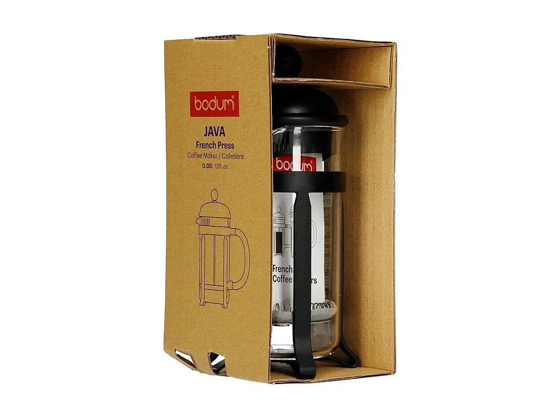 Cafetière à piston 3 tasses Java noir