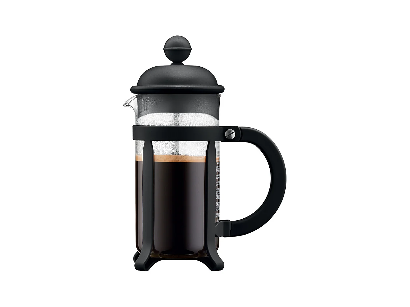 Cafetière à piston 3 tasses Java noir