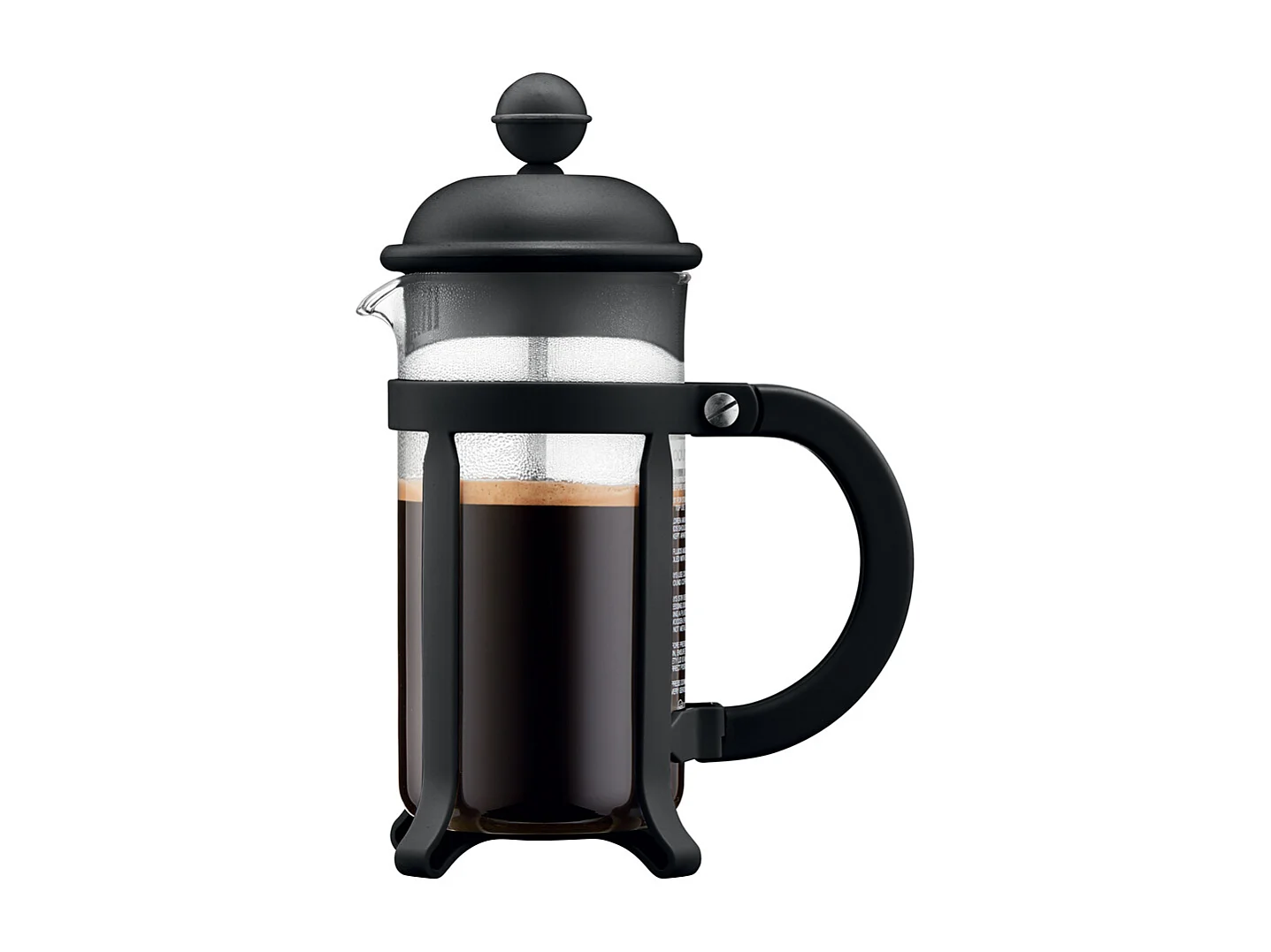 Cafetière à piston 3 tasses Java noir