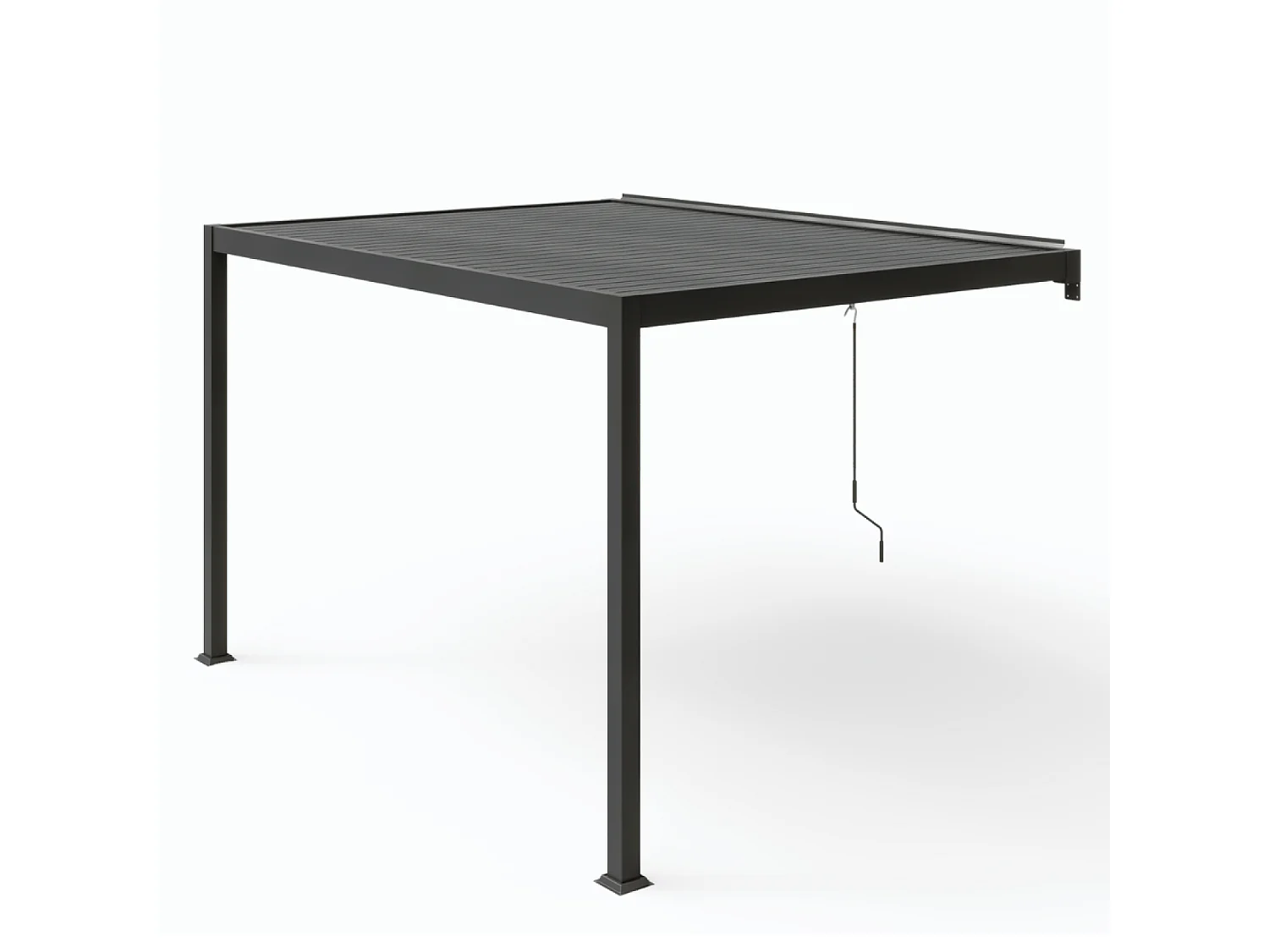 Pergola bioclimatique adossée 3x4 m AGADIR