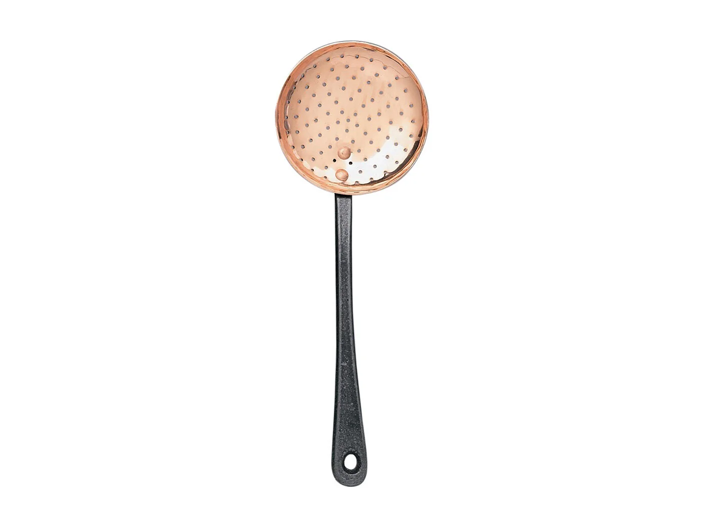 Ecumoire manche fonte