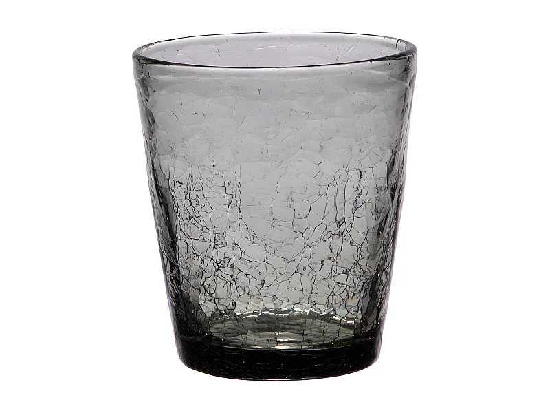 Gobelet Lussan craquelé 27 cl gris (lot de 6)