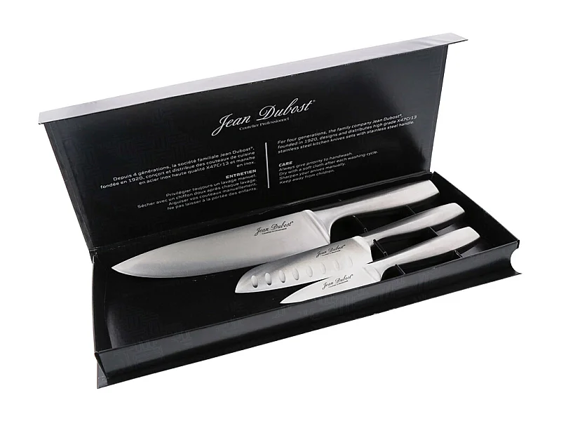 Coffret 3 couteaux Fusal